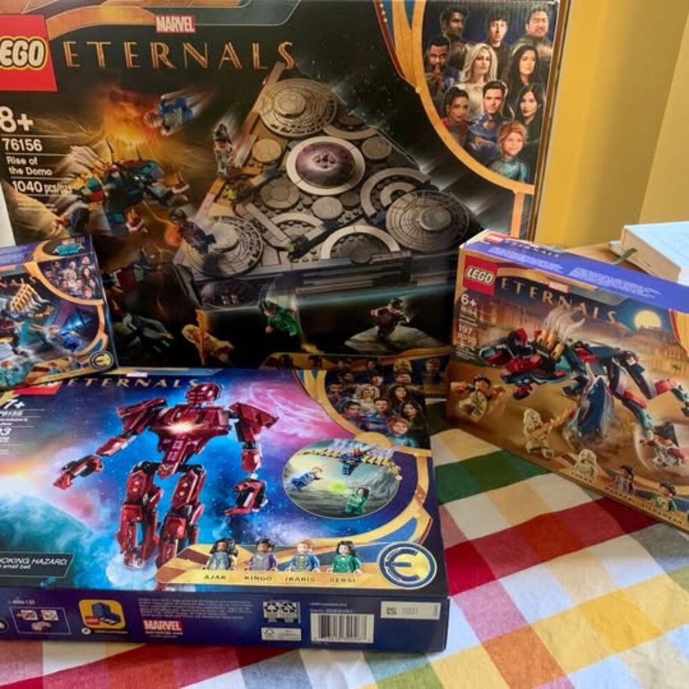 BUNDLE of FOUR LEGO MARVEL "Eternals" LEGO sets. All UNOPENED.